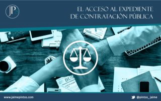 El acceso al expediente de contratación pública | Jaime Pintos Santiago